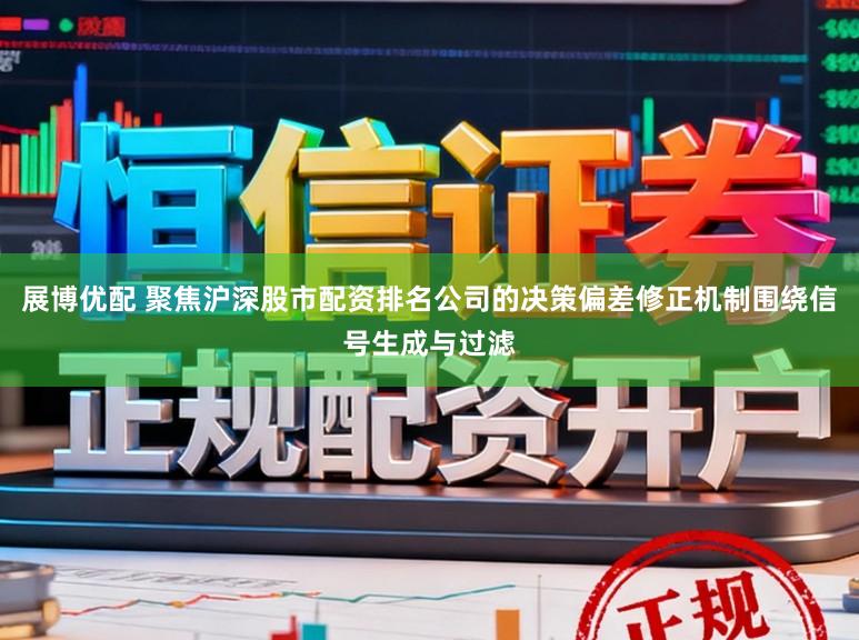 展博优配 聚焦沪深股市配资排名公司的决策偏差修正机制围绕信号生成与过滤