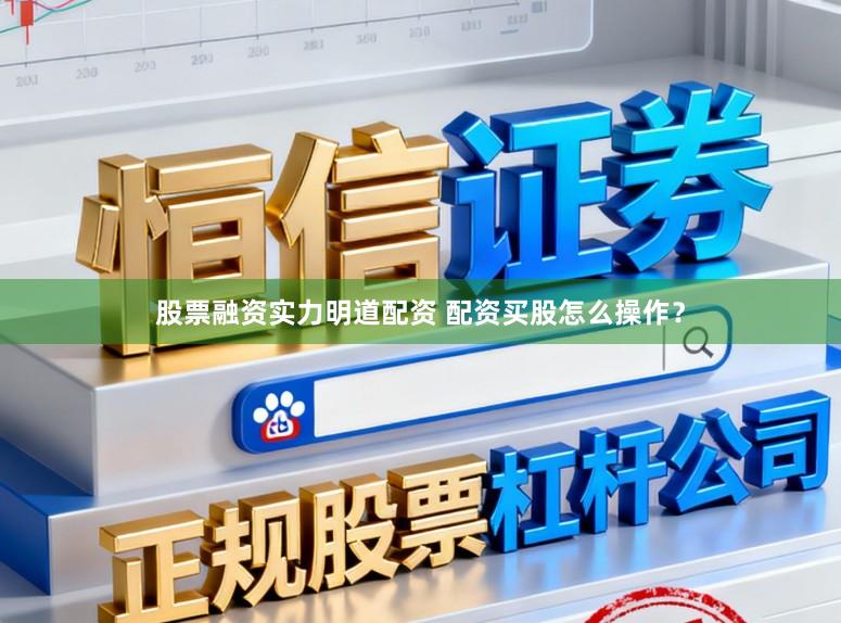 股票融资实力明道配资 配资买股怎么操作？